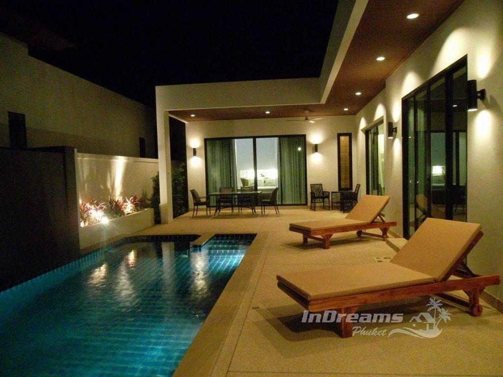 Модная вилла с 3 спальнями и с видом на бассейн в проекте Интира Виллас, на пляже Равай