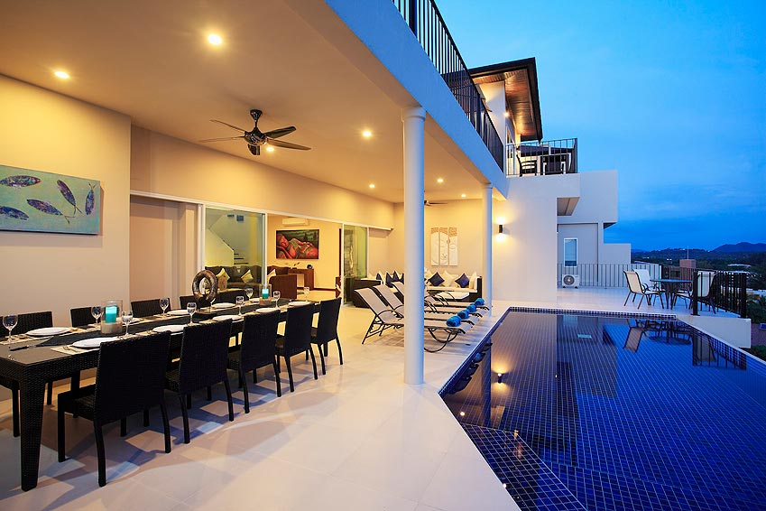 Превосходная вилла с 9 спальнями и с видом на море в проекте Зе Виллас, на пляже Найхарн