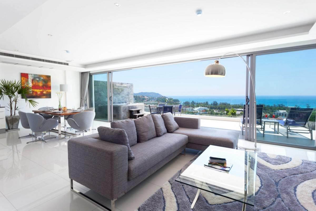 Великолепные апартаменты с 2 спальнями и с видом на море в проекте Зе Вью, на пляже Ката