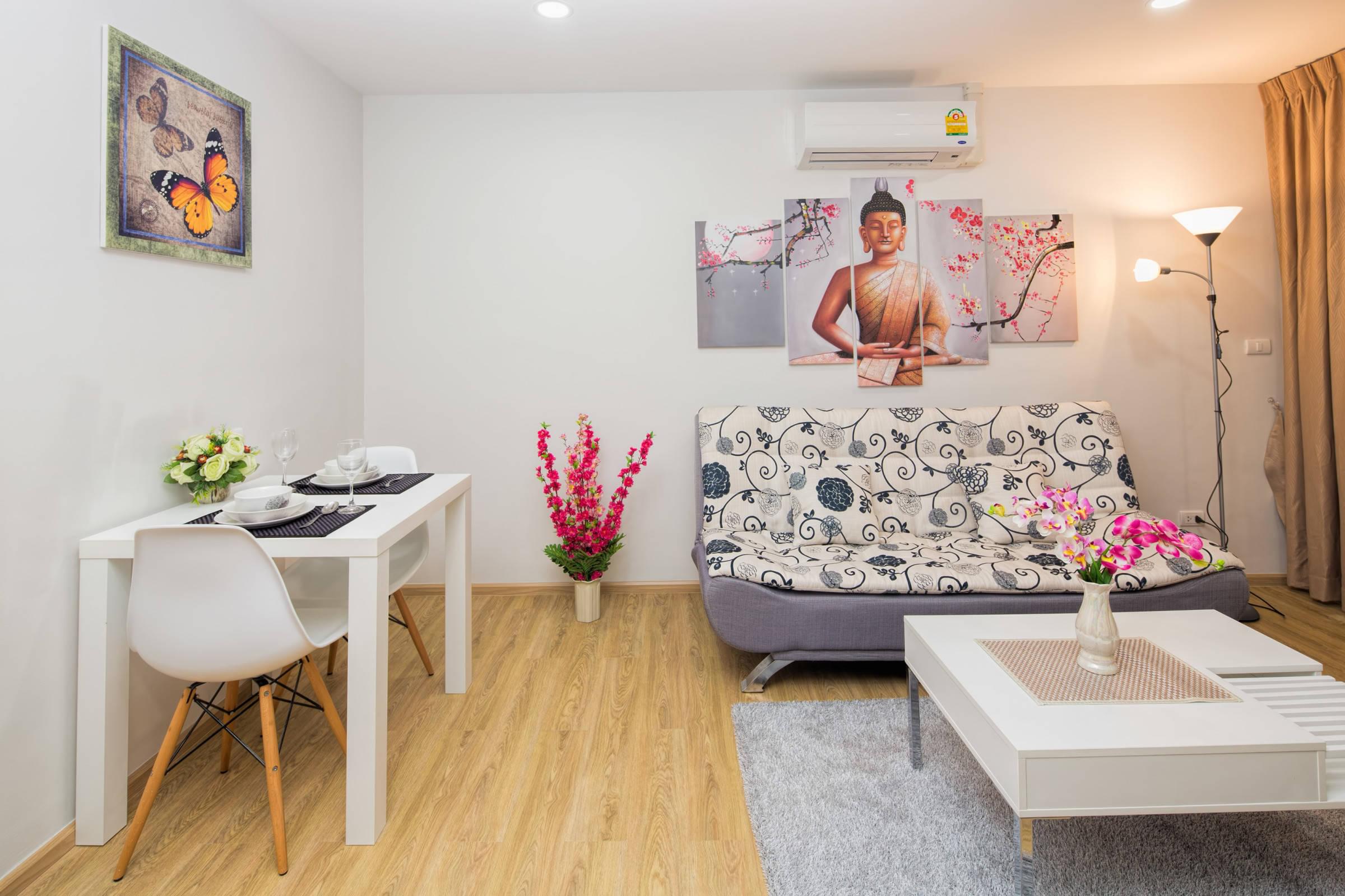 Восхитительные апартаменты с 1 спальней и с видом на город в проекте Ката Озон, на пляже Ката