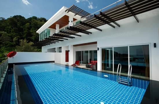 Роскошные апартаменты с 3 спальнями и с видом на море в проекте Камала Фолс, на пляже Камала 