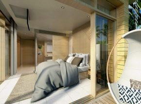 Превосходная вилла с 2 спальнями и с видом на бассейн в проекте Химмапана Виллас Террасс, на пляже Камала 