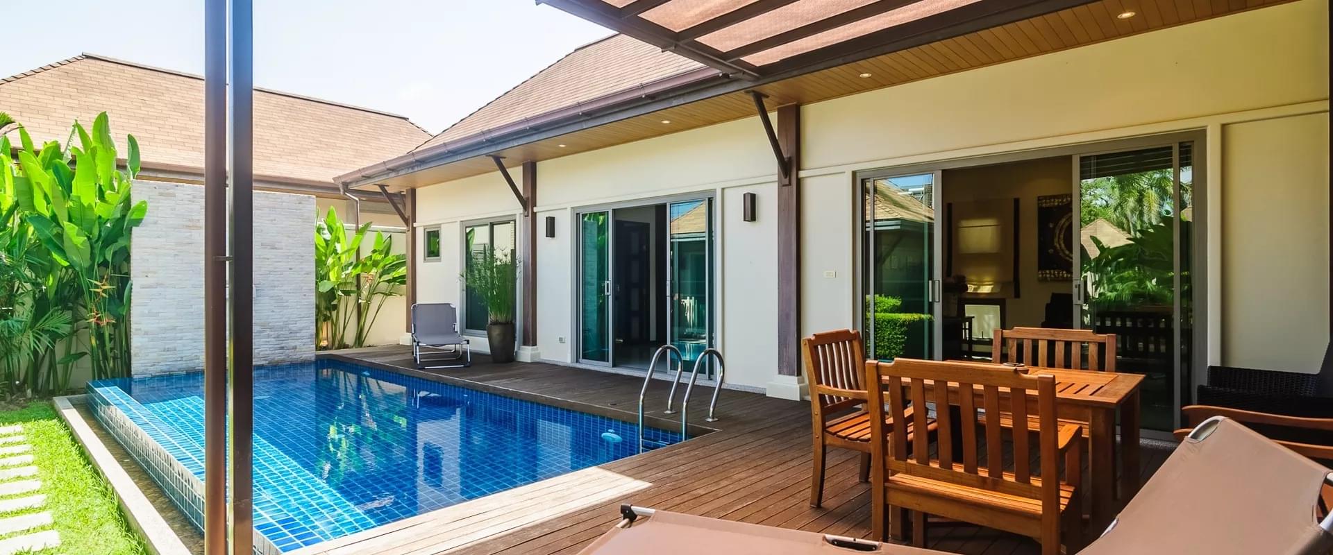 Сногсшибательная вилла с 3 спальнями и с видом на бассейн в проекте Ниш Виллас, на пляже Найхарн