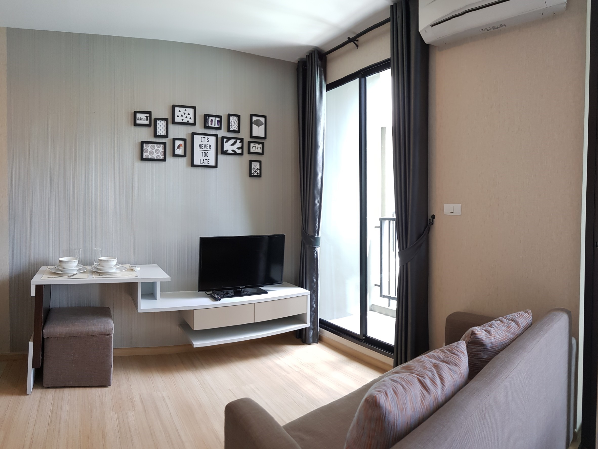 Восхитительные апартаменты с 1 спальней и с видом на город в проекте Зескейп 1 Кондоминиум, на пляже Бангтао/Лагуна