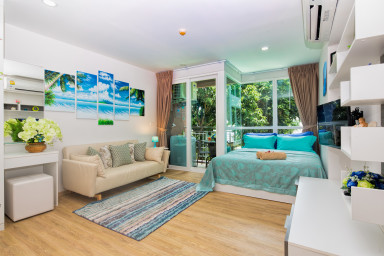 Cтильные апартаменты студия и с видом на город в проекте Ката Озон, на пляже Ката