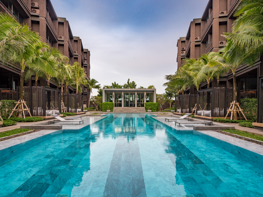 Шикарные апартаменты с 1 спальней и с видом на бассейн в проекте Сатурдэйс, на пляже Равай