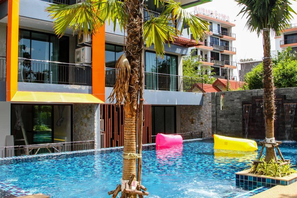 Комфортабельные апартаменты с 1 спальней и с видом на город в проекте Ре Лайф, на пляже Найхарн