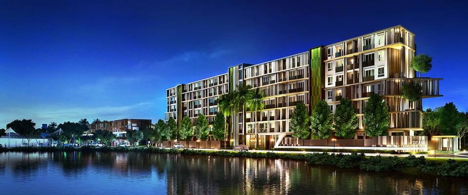 Cтильные апартаменты с 1 спальней и с видом на город в проекте Зескейп 1 Кондоминиум, на пляже Бангтао/Лагуна