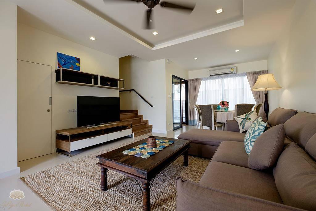 Комфортабельный таунхаус с 3 спальнями и с видом на сад в проекте Лагуна Парк, на пляже Бангтао/Лагуна