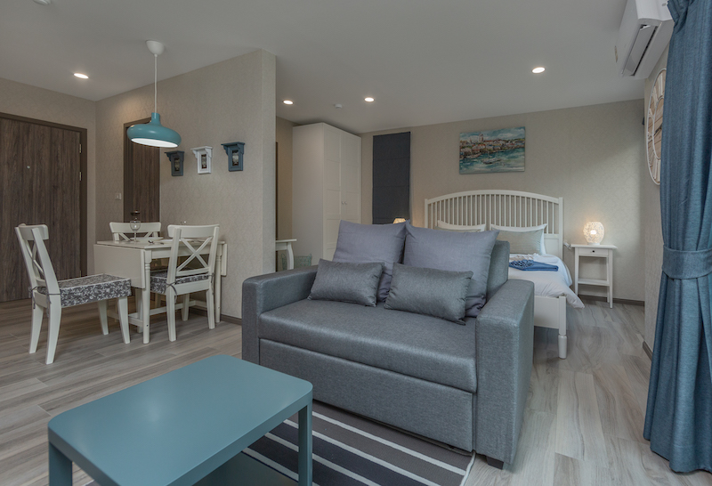 Роскошные апартаменты с 1 спальней и с видом на бассейн в проекте Зе Тайтл Резиденс Наянг, на пляже Найянг