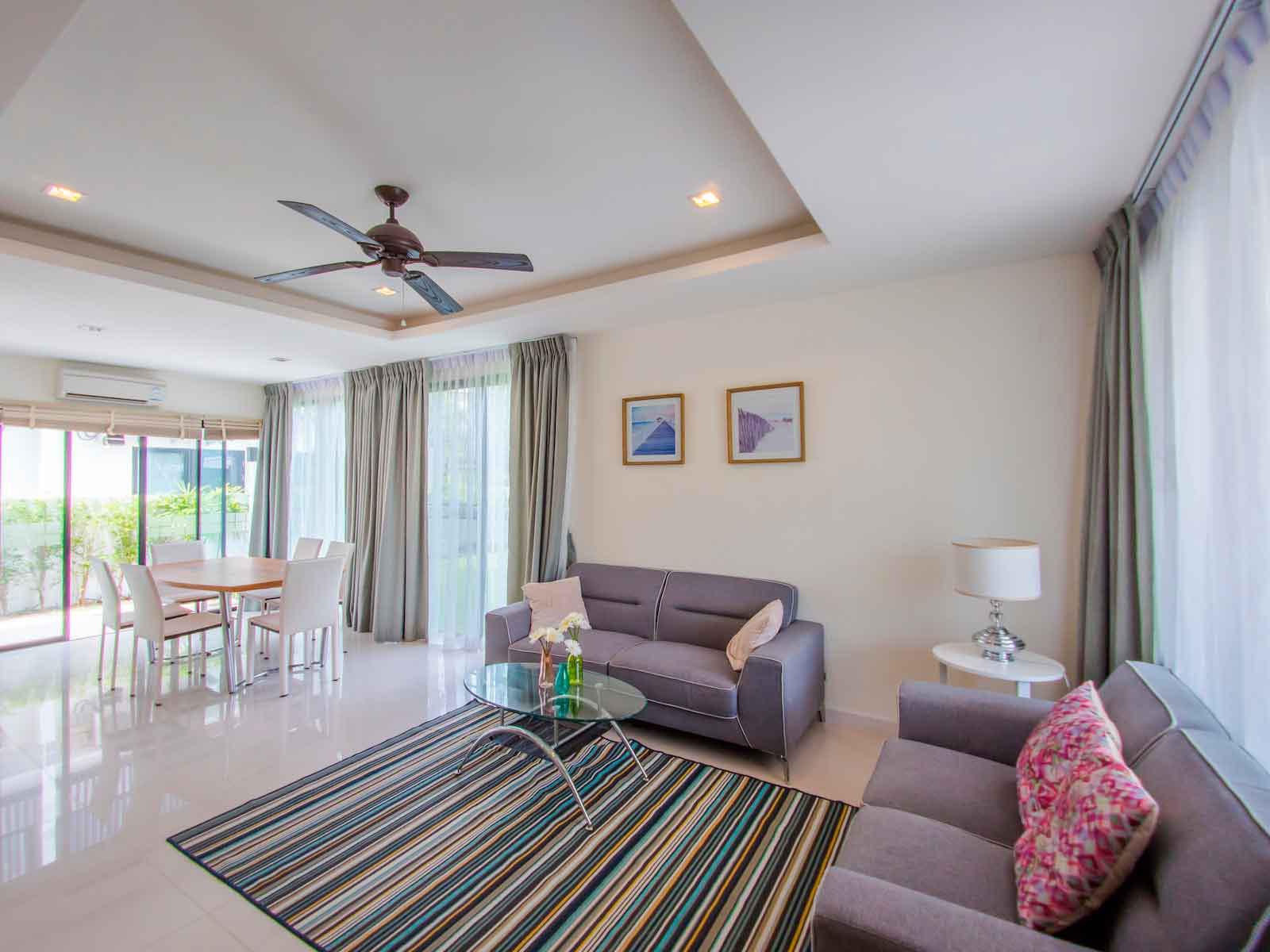 Шикарная вилла с 3 спальнями и с видом на город в проекте Лагуна Парк, на пляже Бангтао/Лагуна