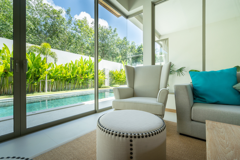 Прекрасная вилла с 3 спальнями и с видом на бассейн в проекте Тричада, на пляже Бангтао/Лагуна