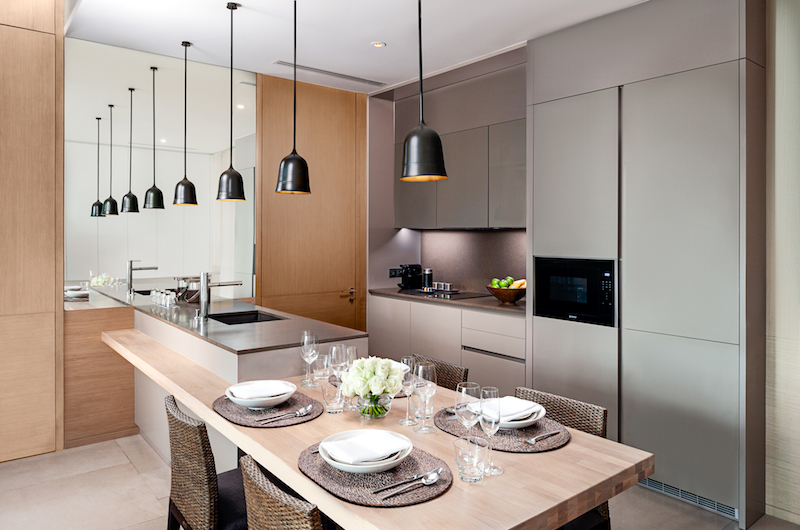 Cтильные апартаменты с 2 спальнями и с видом на море в проекте МонтАзур Лэйксайд, на пляже Камала 