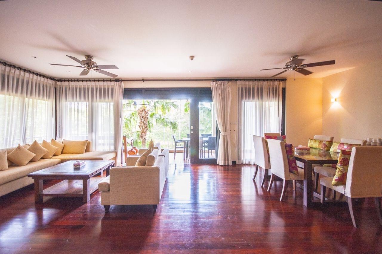 Прекрасные апартаменты с 3 спальнями и с видом на сад, не далеко от моря в проекте Чом Таван, на пляже Бангтао/Лагуна (+ Видео обзор)