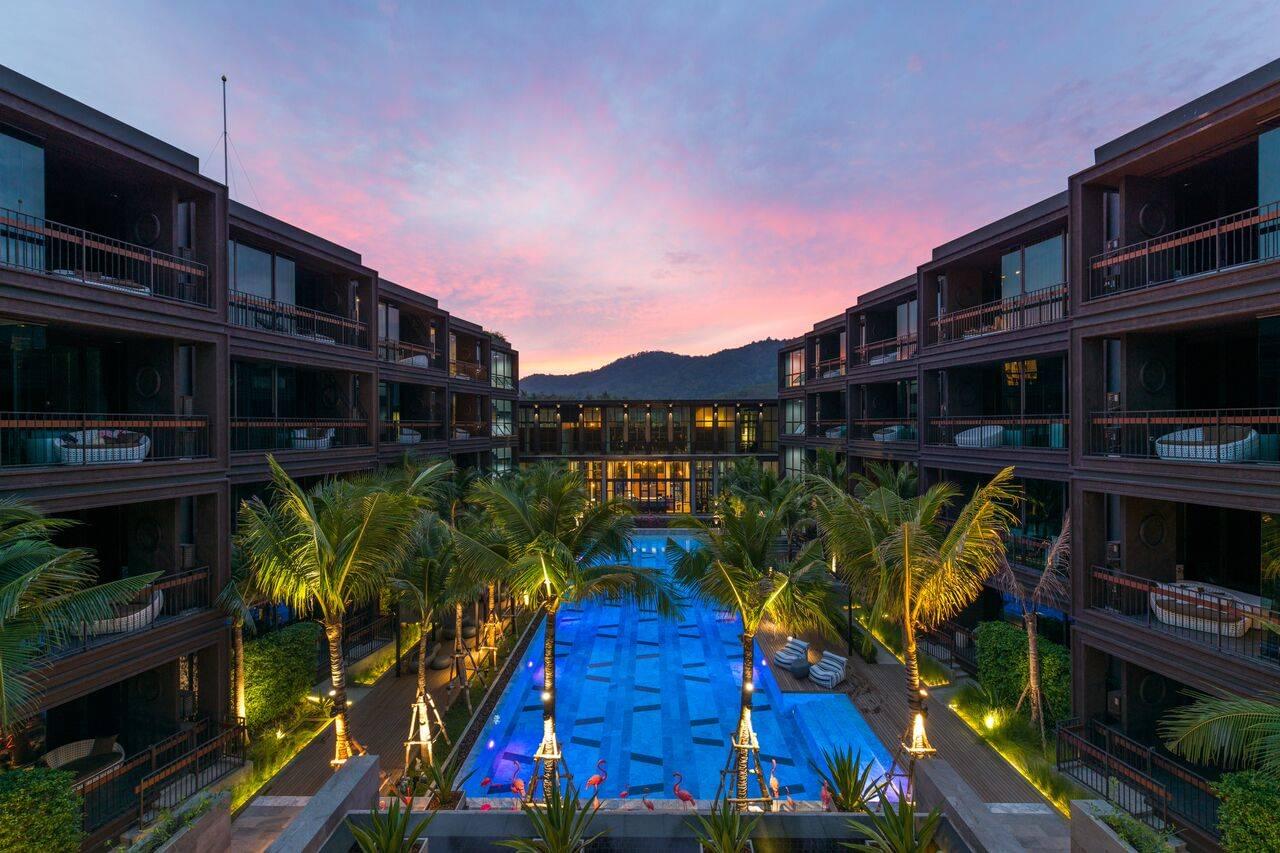 Восхитительные апартаменты с 2 спальнями и с видом на бассейн в проекте Сатурдэйс, на пляже Равай