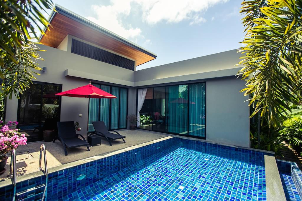 Роскошная вилла с 3 спальнями и с видом на бассейн в проекте Модерн Зен, на пляже Найхарн