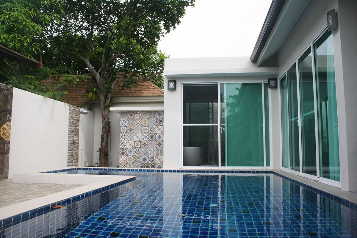 Комфортабельная вилла с 1 спальней и с видом на бассейн в проекте Арека Пул Вилла, на пляже Бангтао/Лагуна