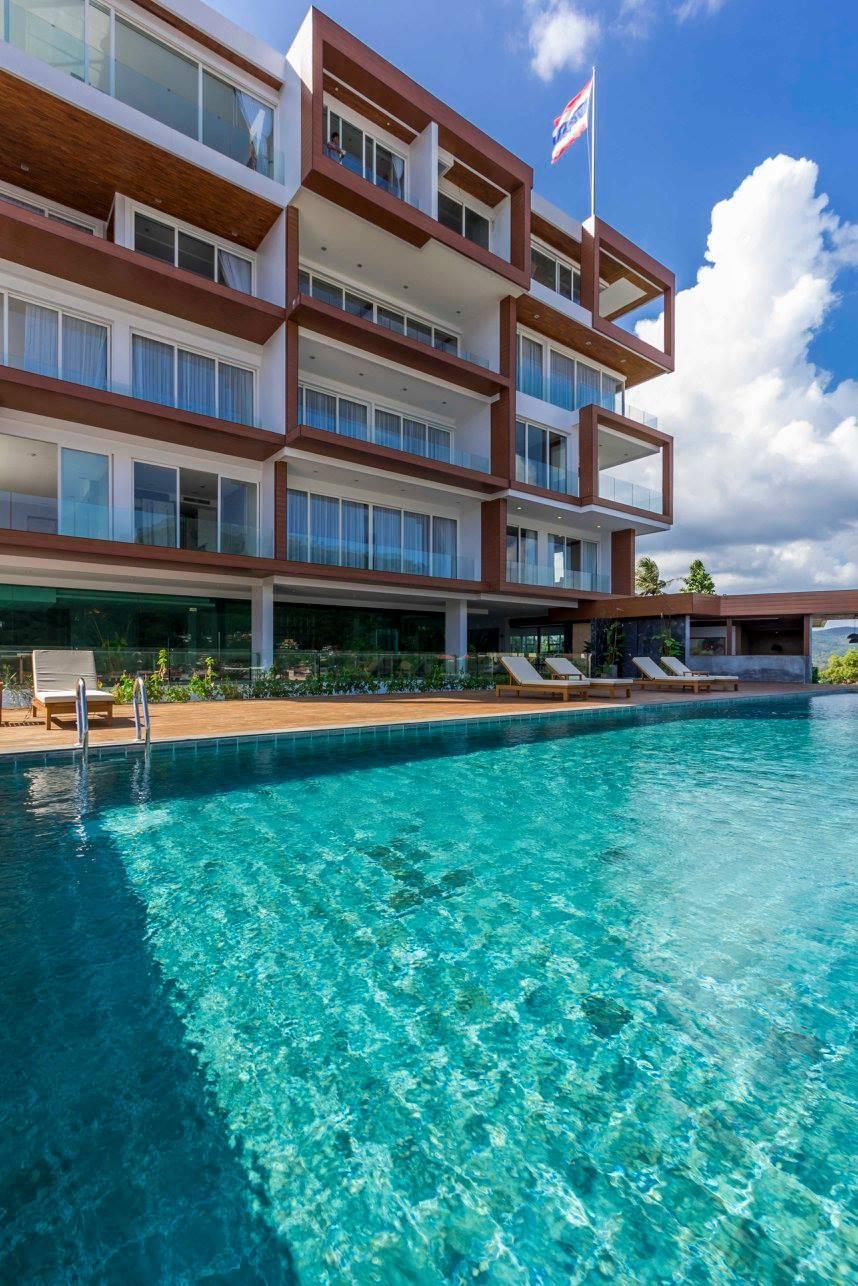 Сногсшибательные апартаменты с 2 спальнями и с видом на город в проекте Ку Концепт, на пляже Ката