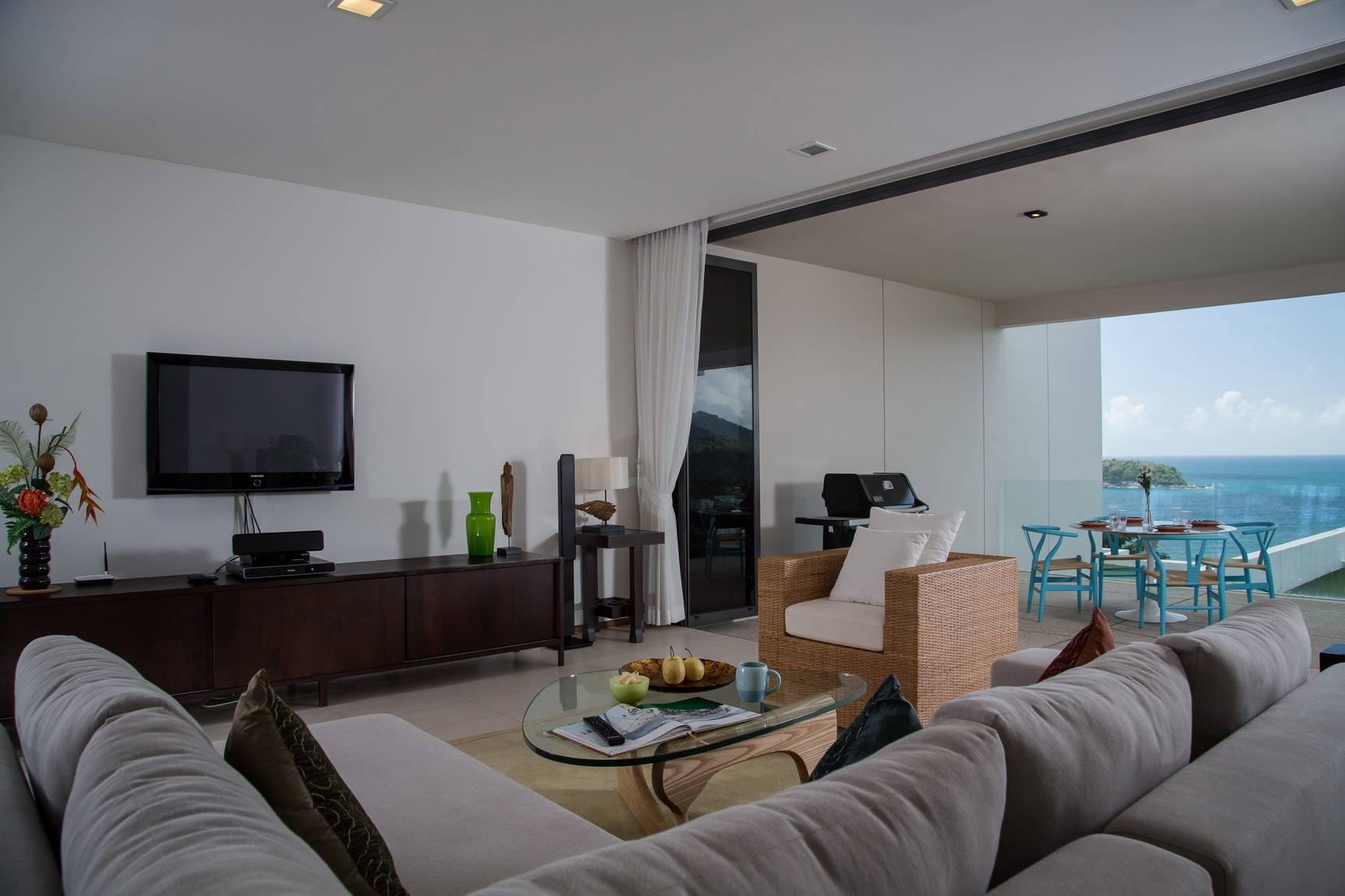 Cтильные апартаменты с 2 спальнями и с видом на море в проекте Зе Хэйтс, на пляже Ката