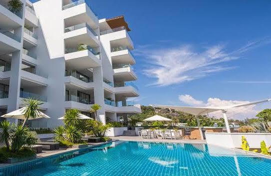 Роскошные апартаменты с 2 спальнями и с видом на море в проекте Сансури, на пляже Сурин