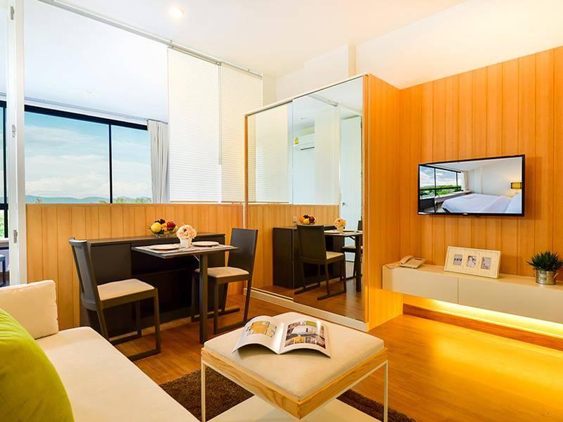 Великолепные апартаменты с 1 спальней и с видом на сад в проекте Хилл Майна, на пляже Сурин