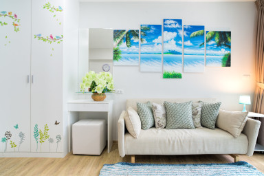 Cтильные апартаменты студия и с видом на город в проекте Ката Озон, на пляже Ката