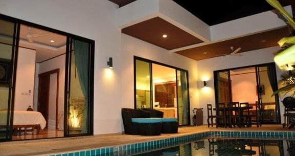 Шикарная вилла с 3 спальнями и с видом на бассейн в проекте Интира Виллас, на пляже Равай