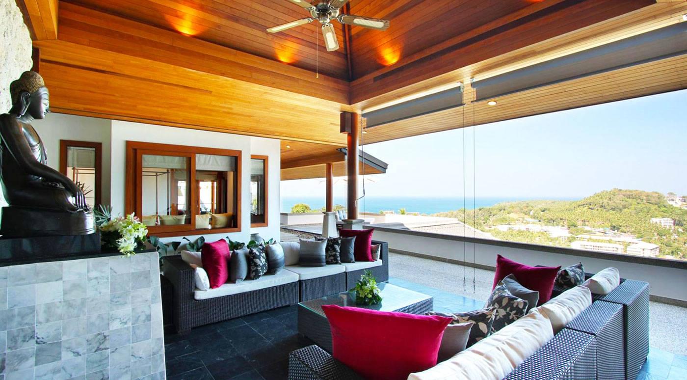 Потрясающая вилла с 5 спальнями и с видом на море в проекте Аяра Сурин, на пляже Сурин