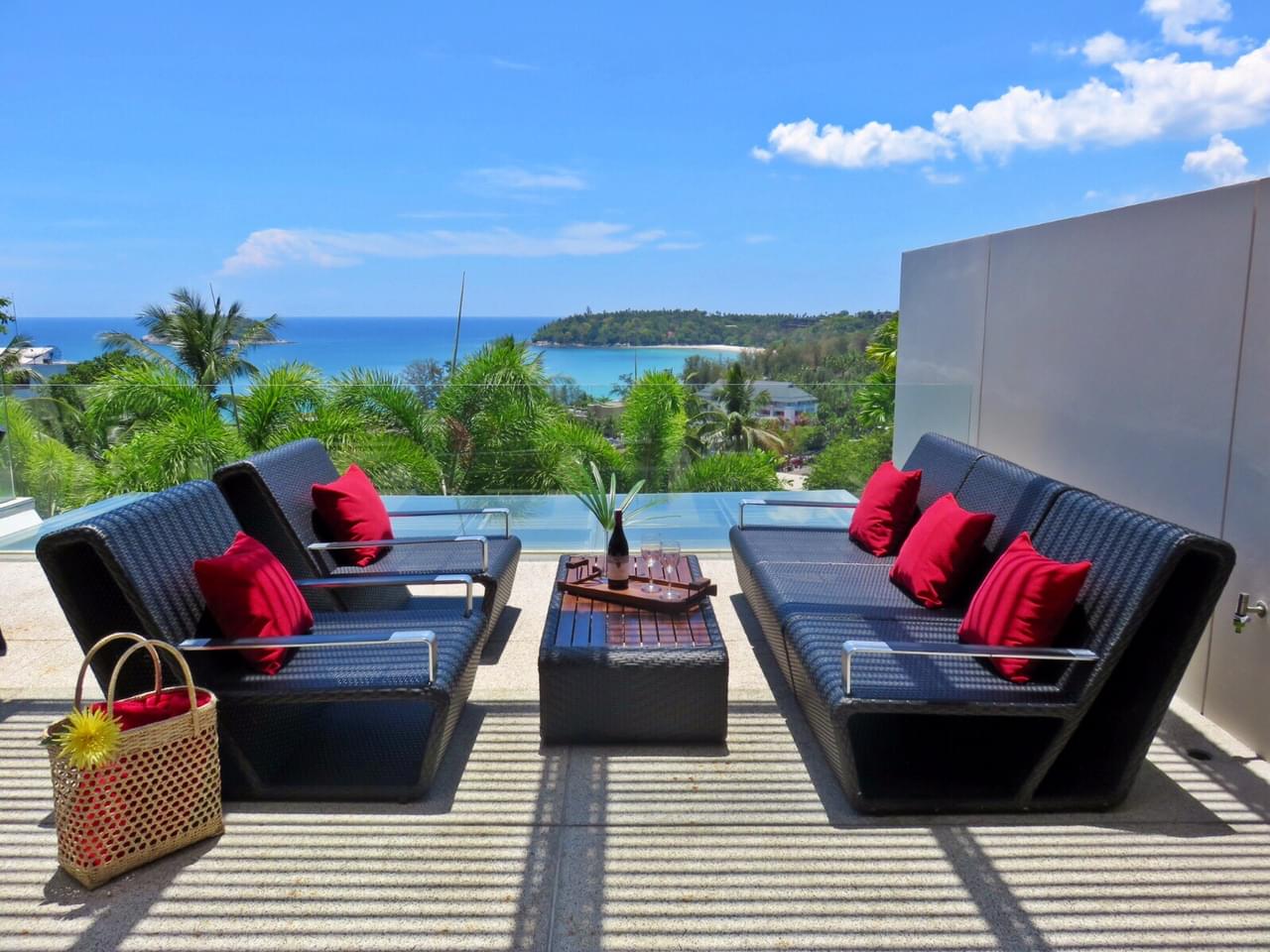 Великолепные апартаменты с 2 спальнями и с видом на море в проекте Зе Хэйтс, на пляже Ката