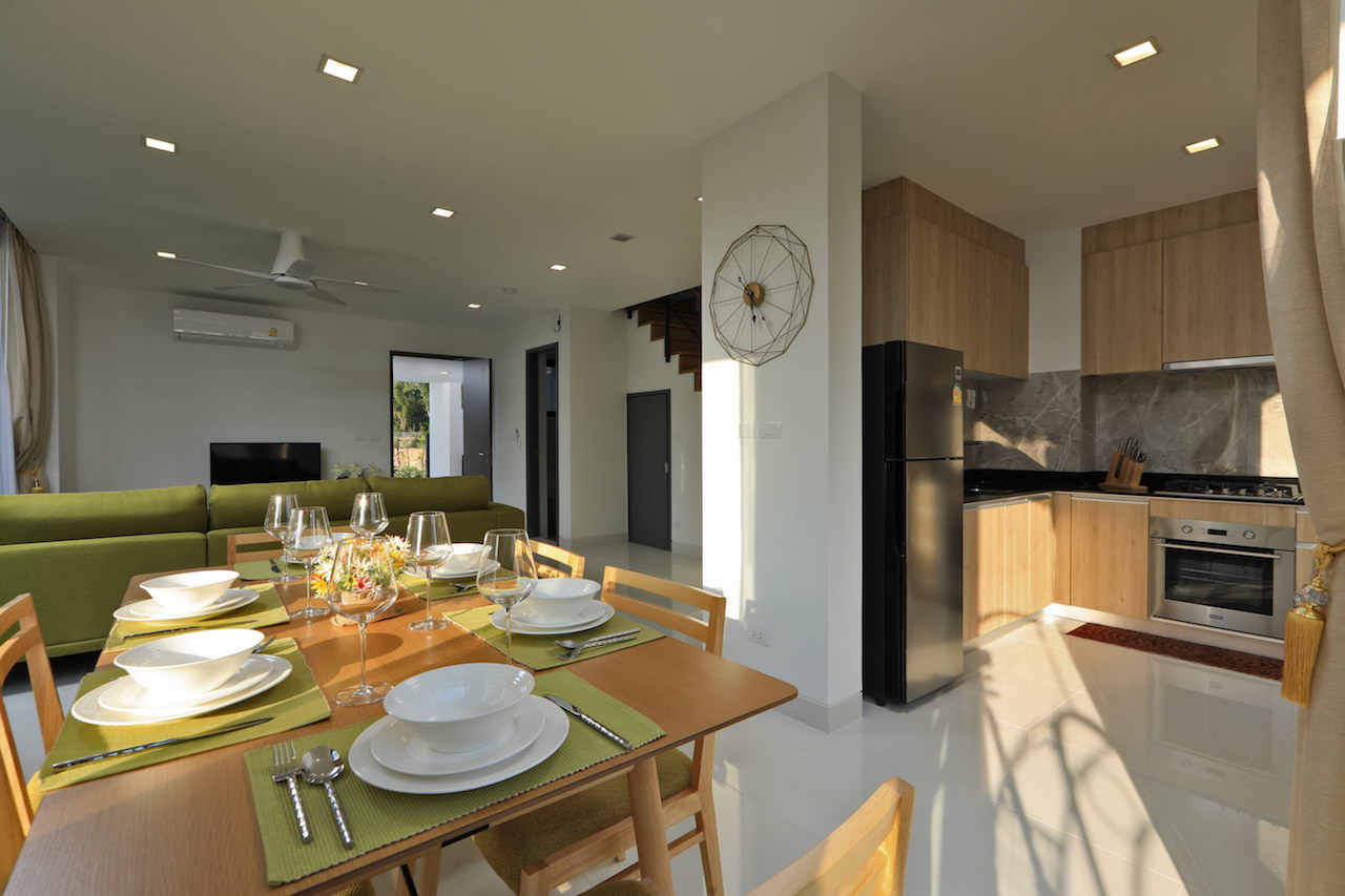 Великолепная вилла с 3 спальнями и с видом на бассейн в проекте Лагуна Парк 2, на пляже Бангтао/Лагуна