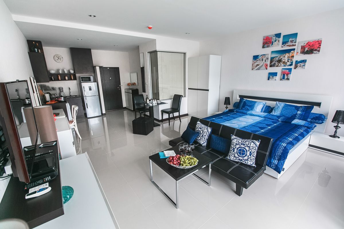 Великолепные апартаменты с 1 спальней и с видом на город в проекте Карон Чик, на пляже Карон