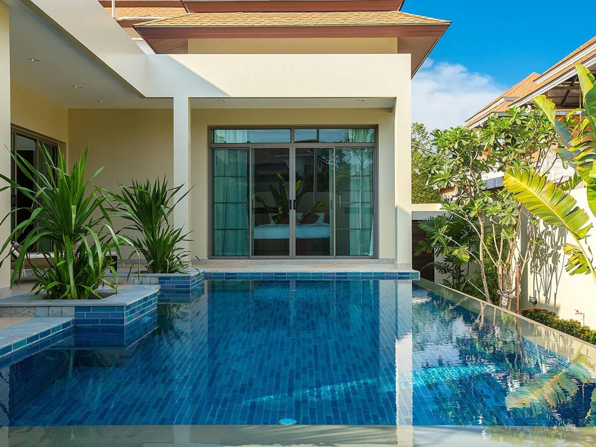 Восхитительная вилла с 2 спальнями и с видом на бассейн в проекте Шанти, на пляже Равай