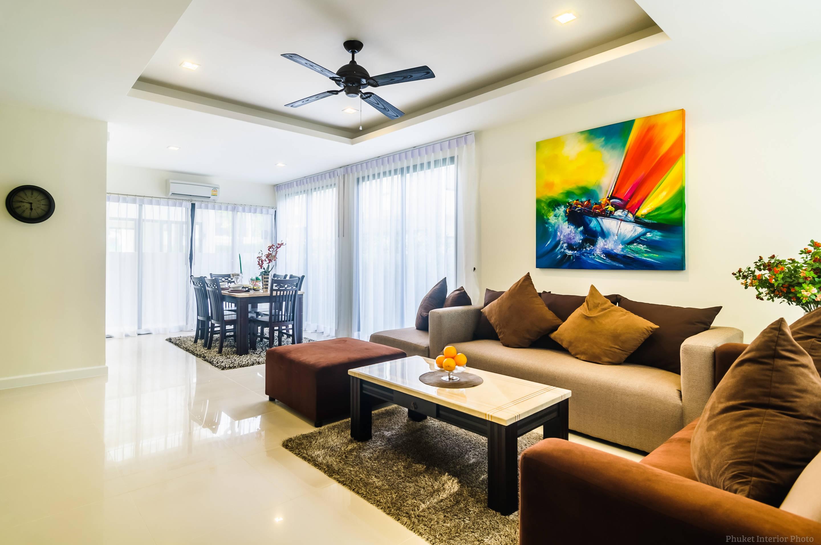 Удобный таунхаус с 3 спальнями и с видом на сад в проекте Лагуна Парк, на пляже Бангтао/Лагуна