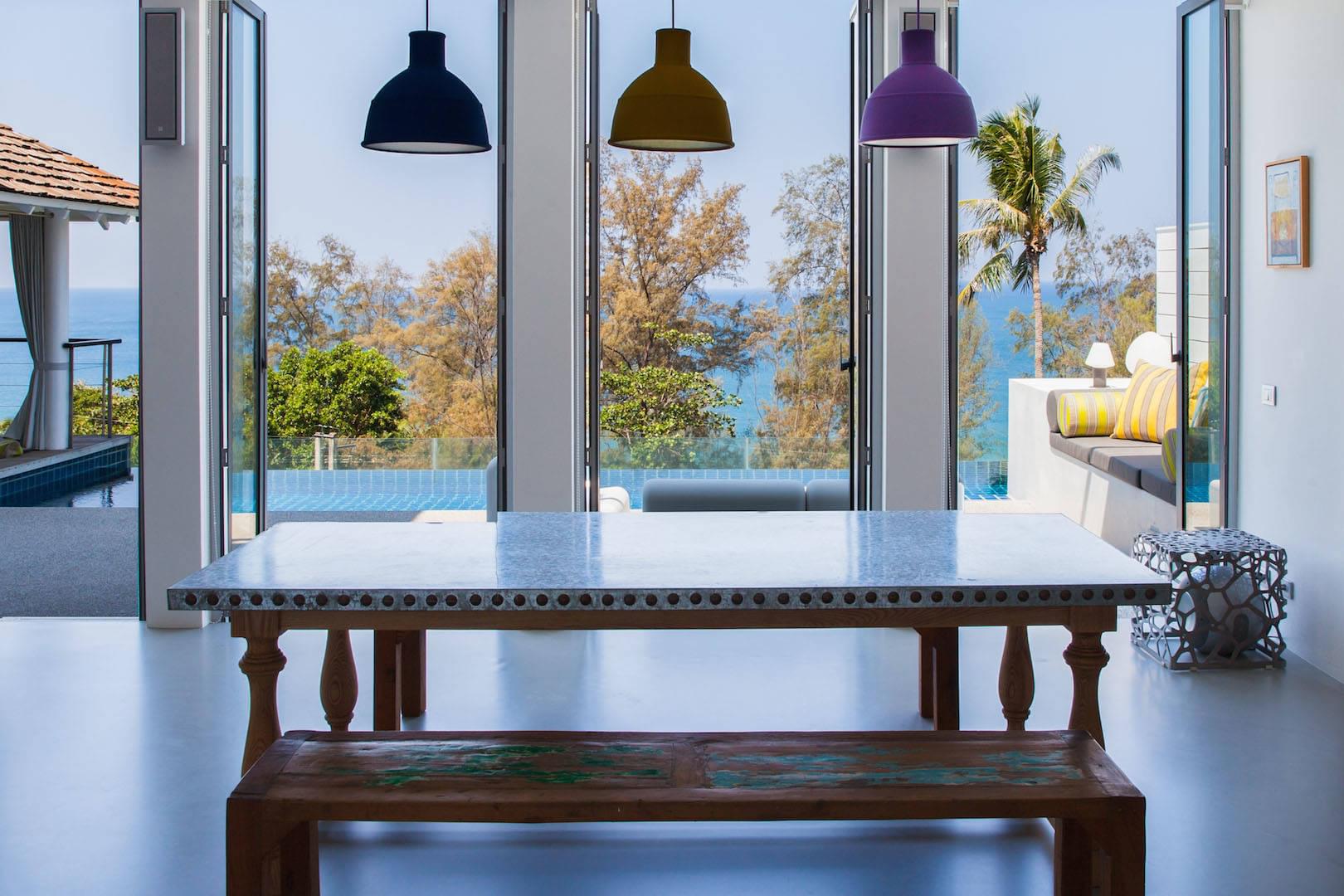 Прекрасная вилла с 3 спальнями и с видом на море в проекте Сурин Хайтс, на пляже Сурин