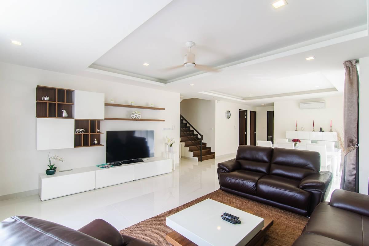 Великолепная вилла с 4 спальнями и с видом на сад в проекте Лагуна Парк, на пляже Бангтао/Лагуна