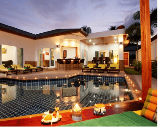 Шикарная вилла с 3 спальнями и с видом на бассейн в проекте Тамаринд Вилла, на пляже Чалонг