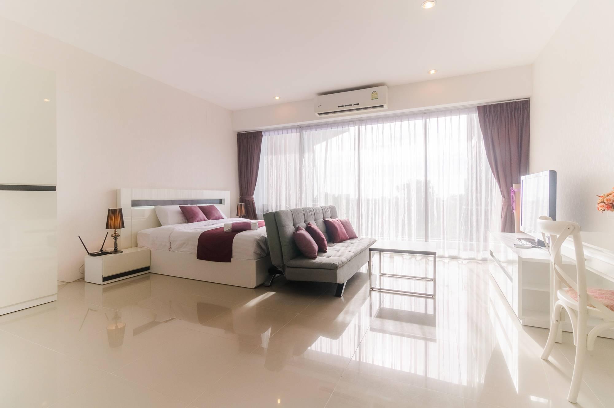 Прекрасные апартаменты с 1 спальней и с видом на море в проекте Карон Чик, на пляже Карон