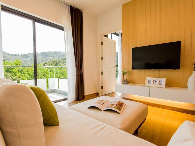 Потрясающие апартаменты с 2 спальнями и с видом на сад в проекте Хилл Майна, на пляже Сурин