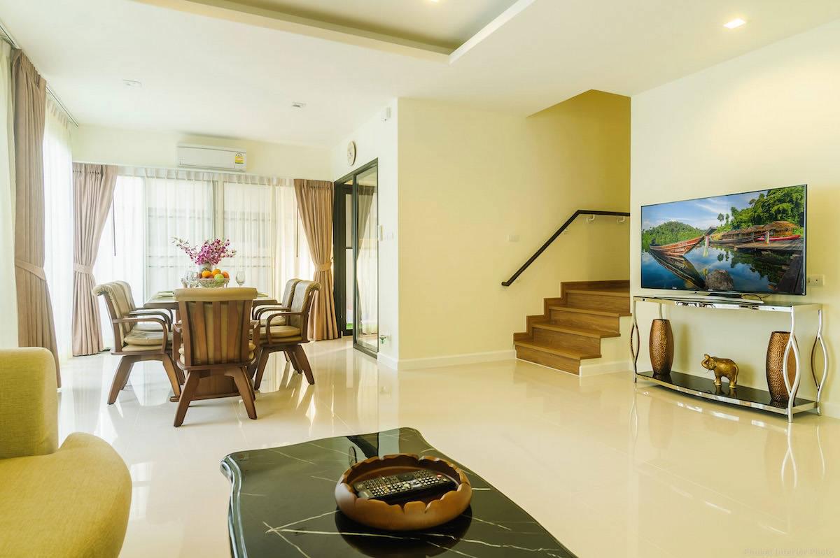 Шикарный таунхаус с 3 спальнями и с видом на сад в проекте Лагуна Парк, на пляже Бангтао/Лагуна