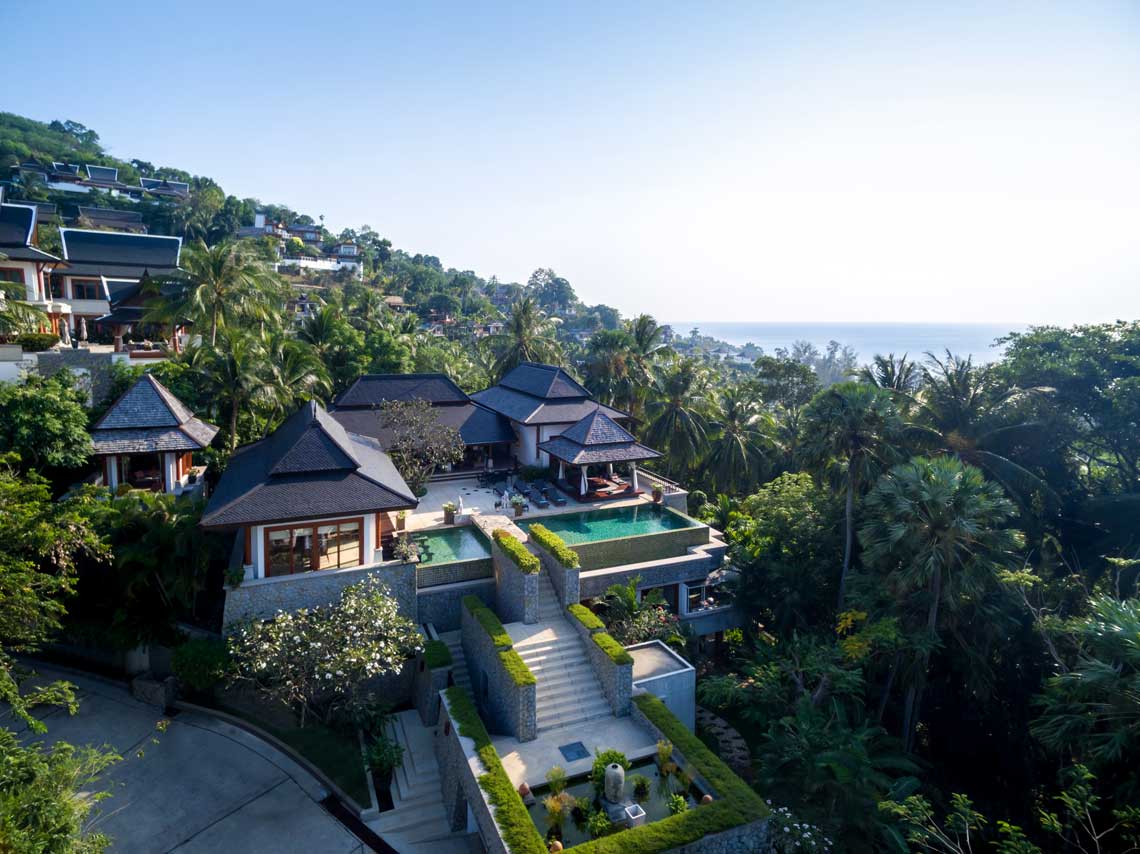 Потрясающая вилла с 7 спальнями и с видом на море в проекте Баан Тай Сурин Хилл, на пляже Сурин