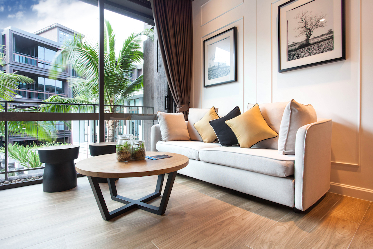 Удобные апартаменты с 1 спальней и с видом на бассейн в проекте Сатурдэйс, на пляже Равай