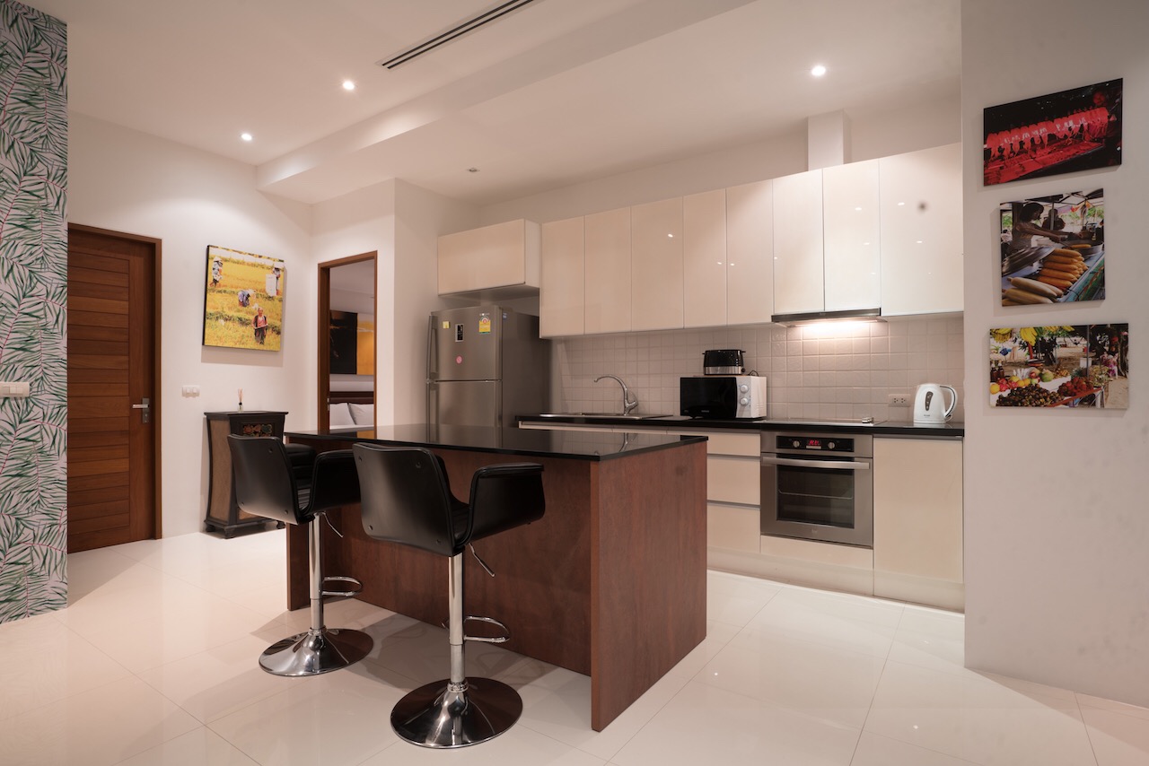 Комфортабельные апартаменты с 3 спальнями и с видом на море в проекте Камала Фолс, на пляже Камала 