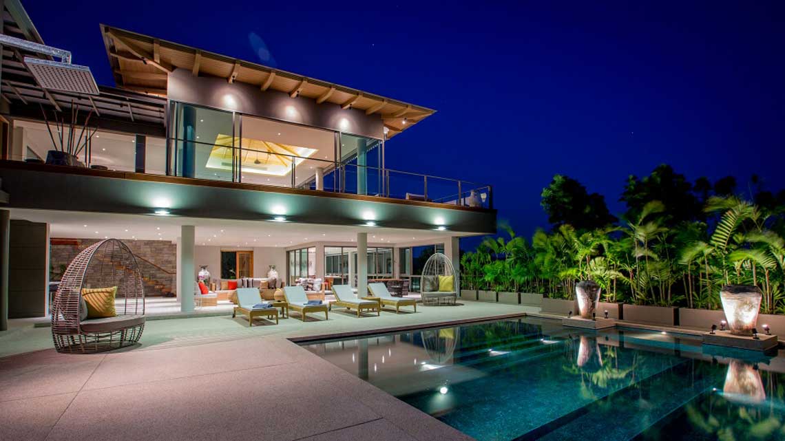 Сногсшибательная вилла премиум класса с 7 спальнями и с видом на море в проекте Ля Колин, на пляже Лаян 