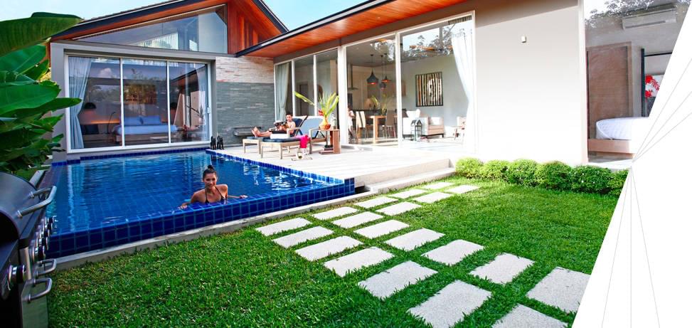 Удобная вилла с 3 спальнями и с видом на бассейн в проекте Санпао, на пляже Лаян  (+ Видео обзор)