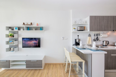 Прекрасные апартаменты студия и с видом на город в проекте Ката Озон, на пляже Ката