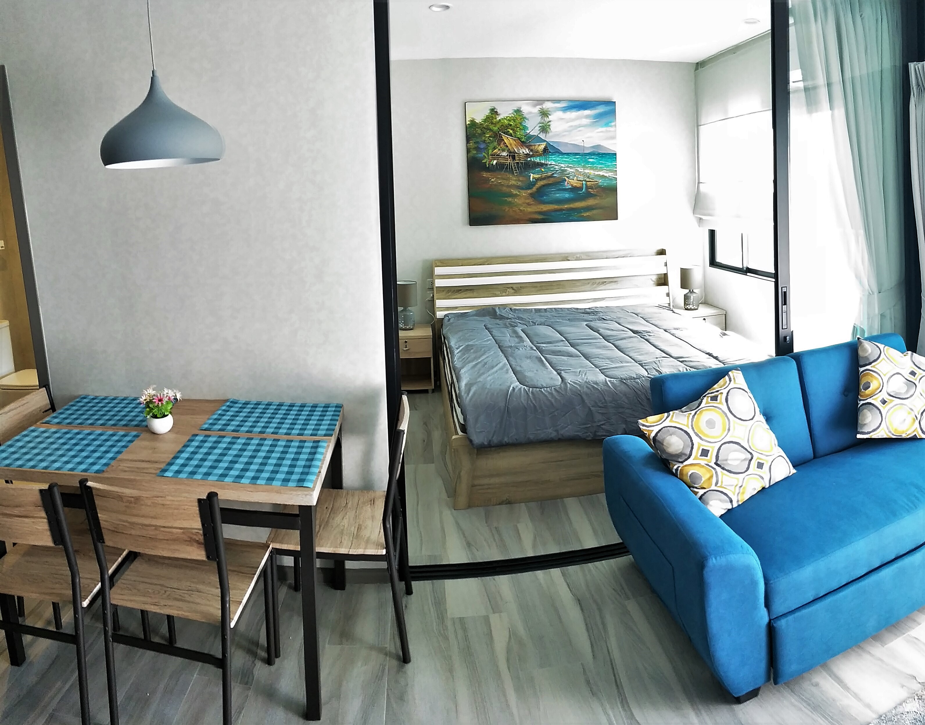 Прекрасные апартаменты студия и с видом на бассейн в проекте Зе Тайтл Резиденс Наянг, на пляже Найянг