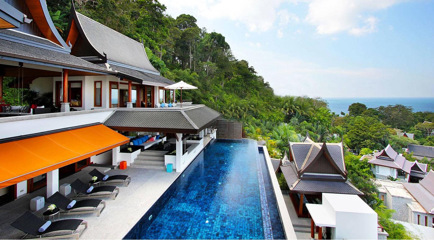 Потрясающая вилла с 5 спальнями и с видом на море в проекте Аяра Сурин, на пляже Сурин