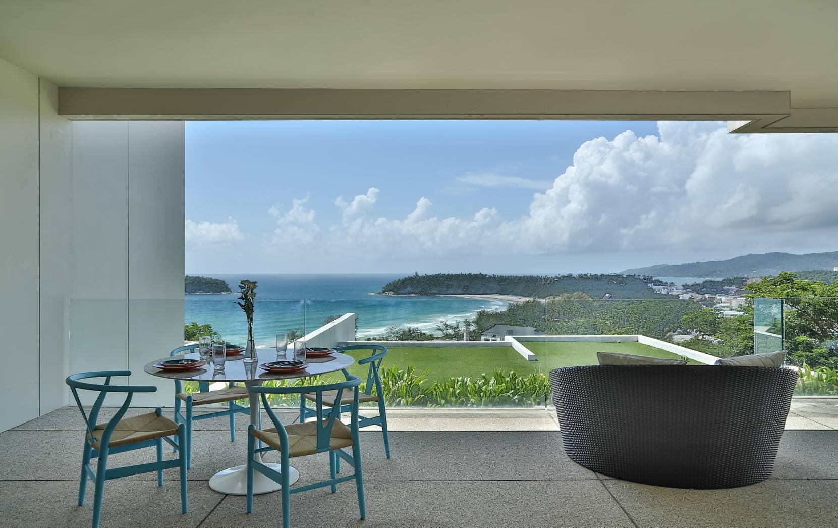 Cтильные апартаменты с 2 спальнями и с видом на море в проекте Зе Хэйтс, на пляже Ката