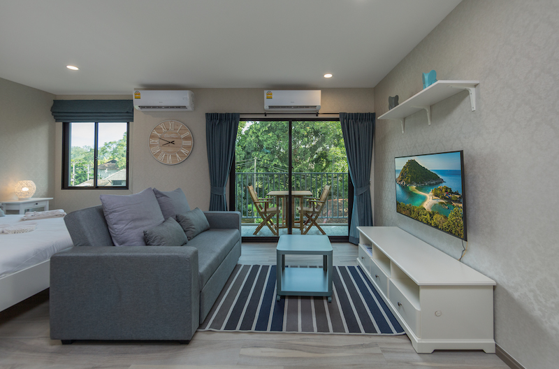 Роскошные апартаменты с 1 спальней и с видом на бассейн в проекте Зе Тайтл Резиденс Наянг, на пляже Найянг