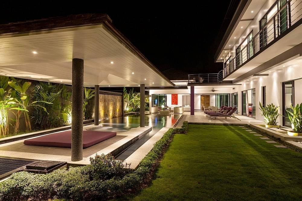 Cтильная вилла с 5 спальнями и с видом на бассейн в проекте Даймонд Виллас, на пляже Бангтао/Лагуна